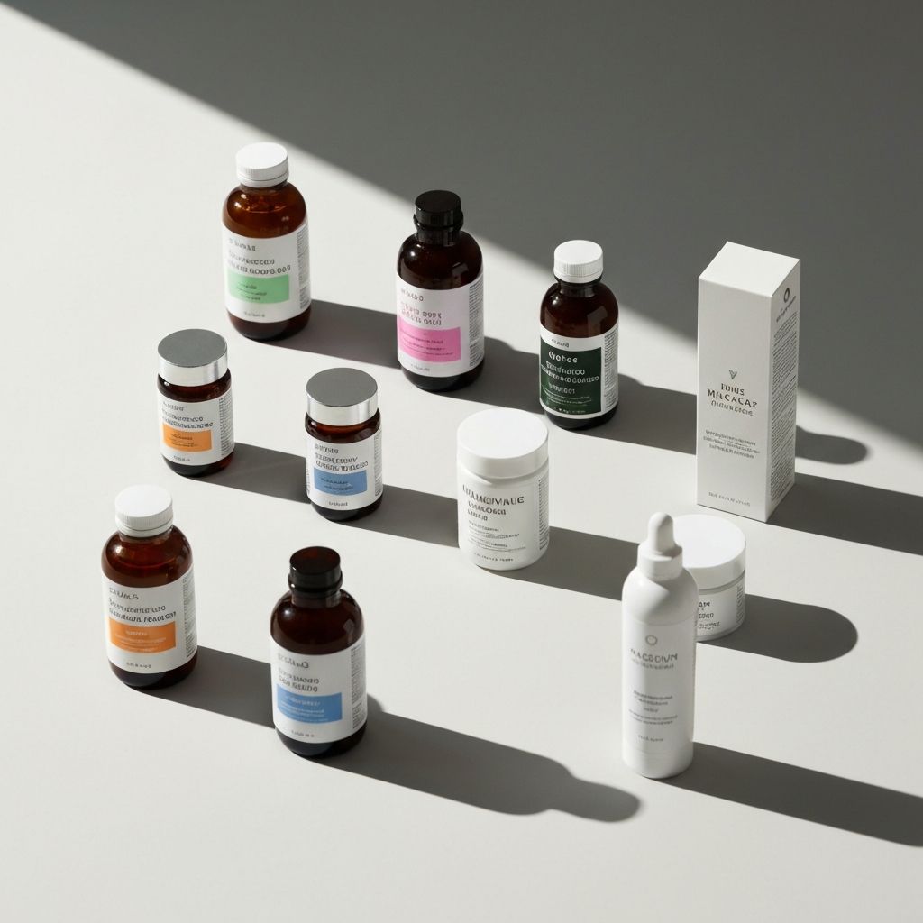 Wellness products display